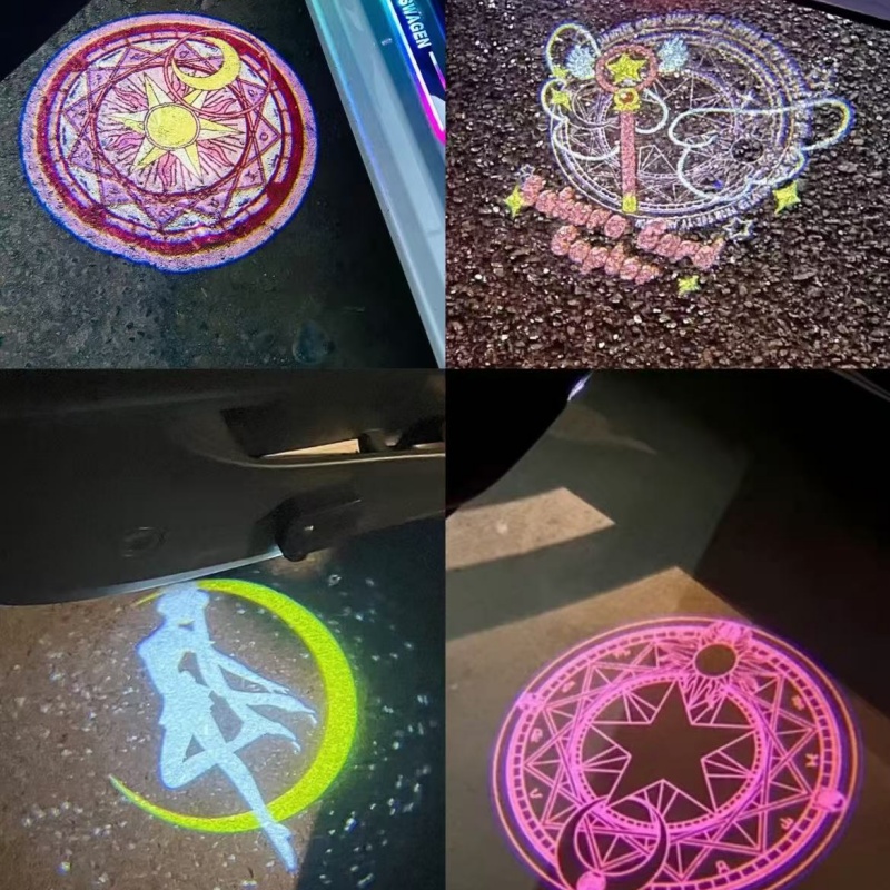 Car Accessories For Decoration - Sailor Moon Anime Car Welcome Light