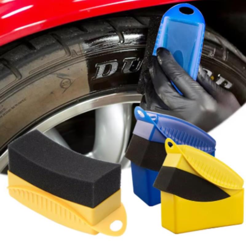 Car Detailing Brush - Car Wheel Polishing Waxing Sponge Brush