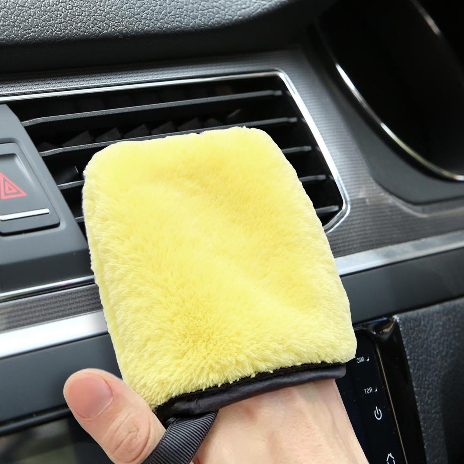Microfiber Mitt for Cars Dual- - Car Detailing Brush review and price