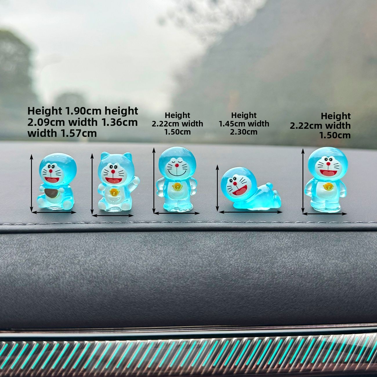 Doraemon Glow Desktop Ornament - Car Accessories For Decoration review and price