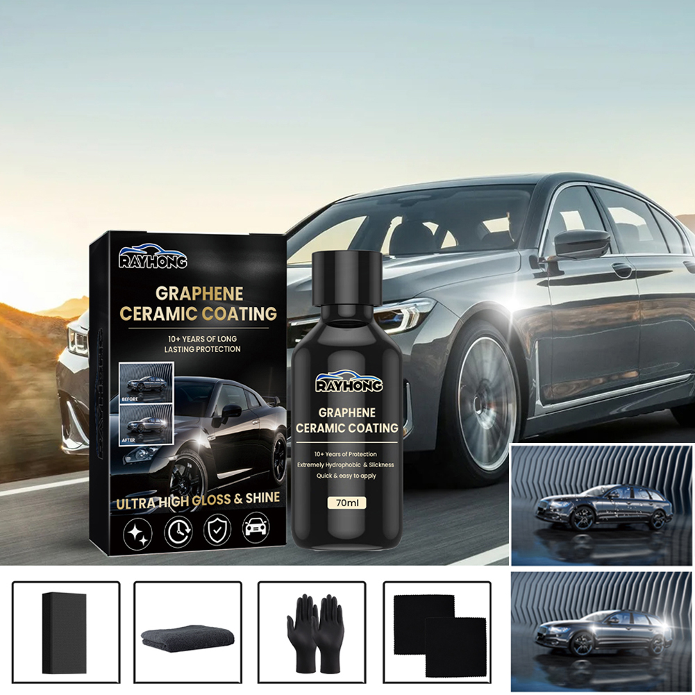 70ml Graphene Ceramic Coating  - Car Detailing Brush review and price