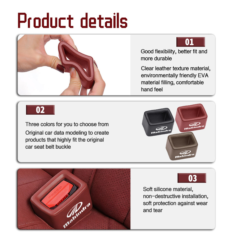 Car Seat Belt Buckle Protectio - Car Accessories Xuv 300 review and price