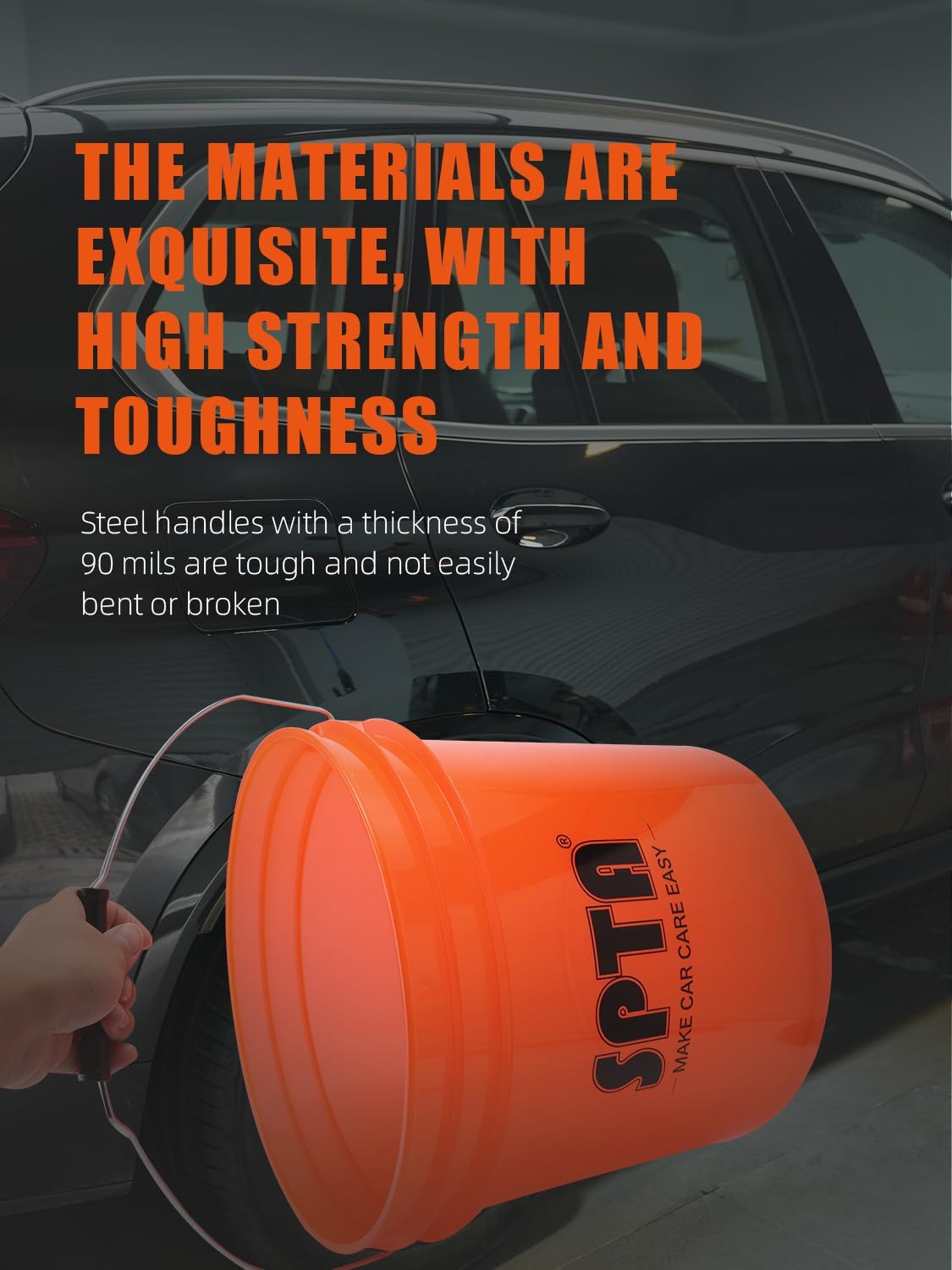 SPTA 31Pcs Car Wash 15L Bucket - Car Detailing Brush review and price