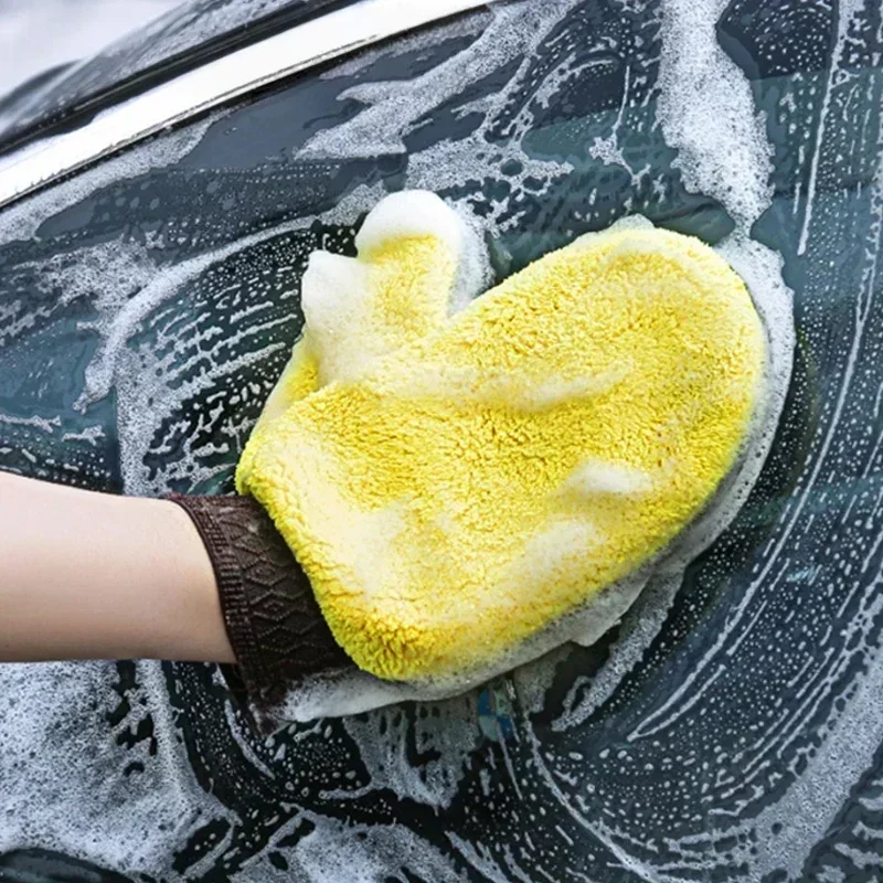 Microfiber Car Washing Glove D - Car Detailing Brush review and price