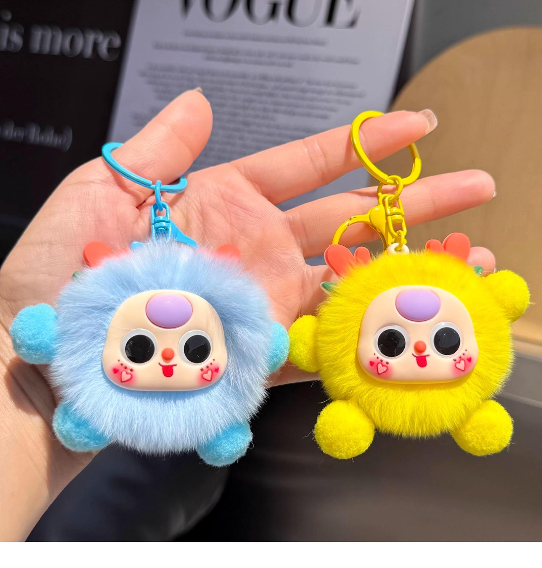 High quality fox fur bag penda - Car Accessories Useful review and price