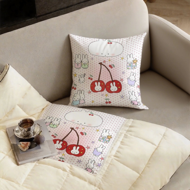 Kawaii Miffy Throw Pillow Dual - Car Accessories Useful review and price