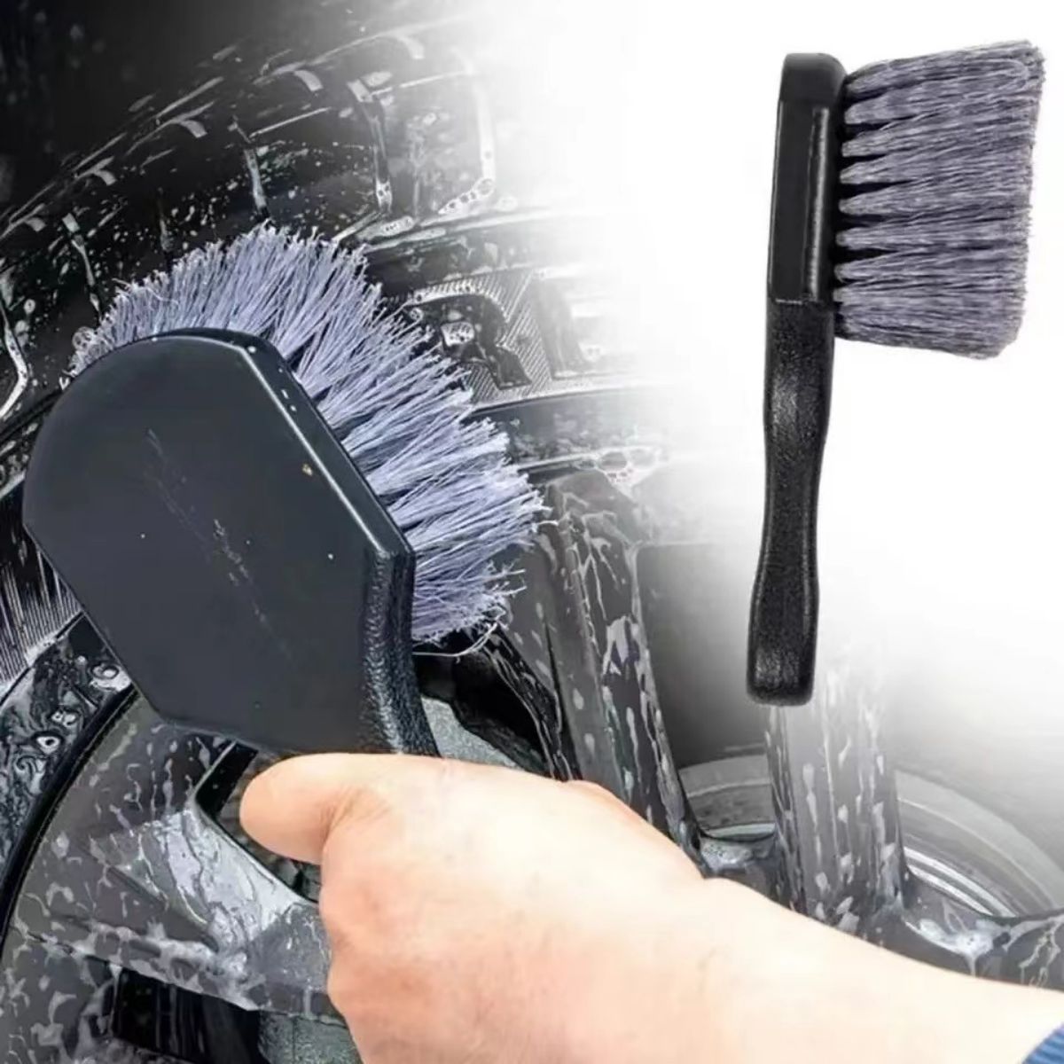 Car Wheel Cleaning Brush Detai - Car Detailing Brush review and price