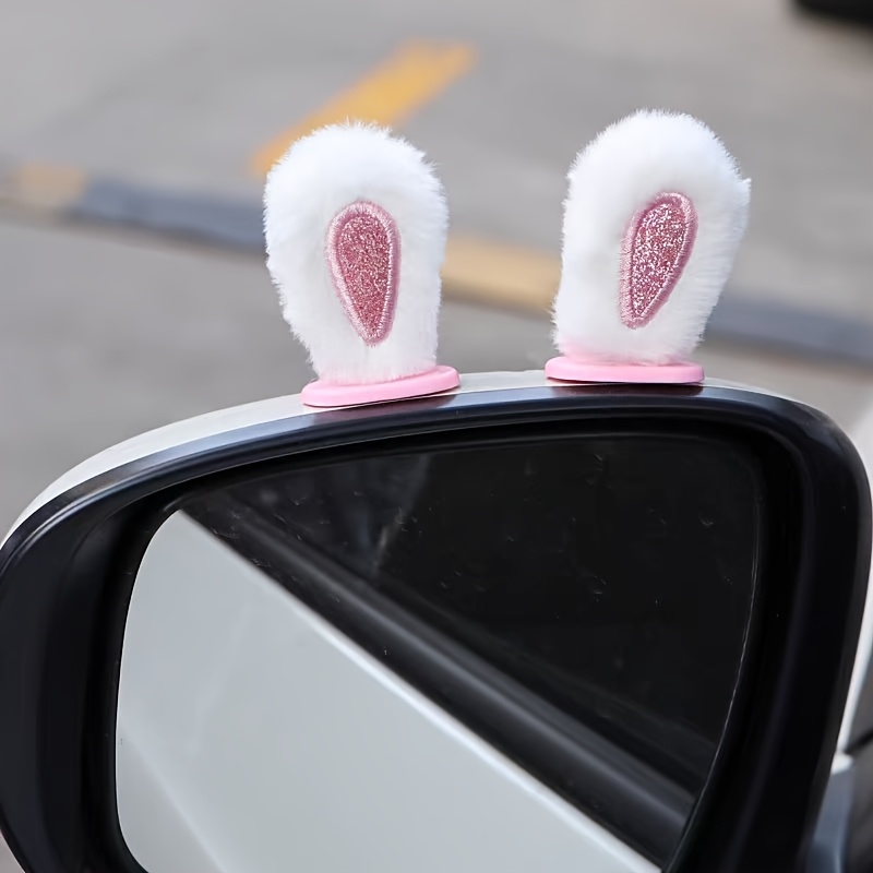 1 Pair Plush Rabbit Ears Car R - Car Accessories Useful review and price