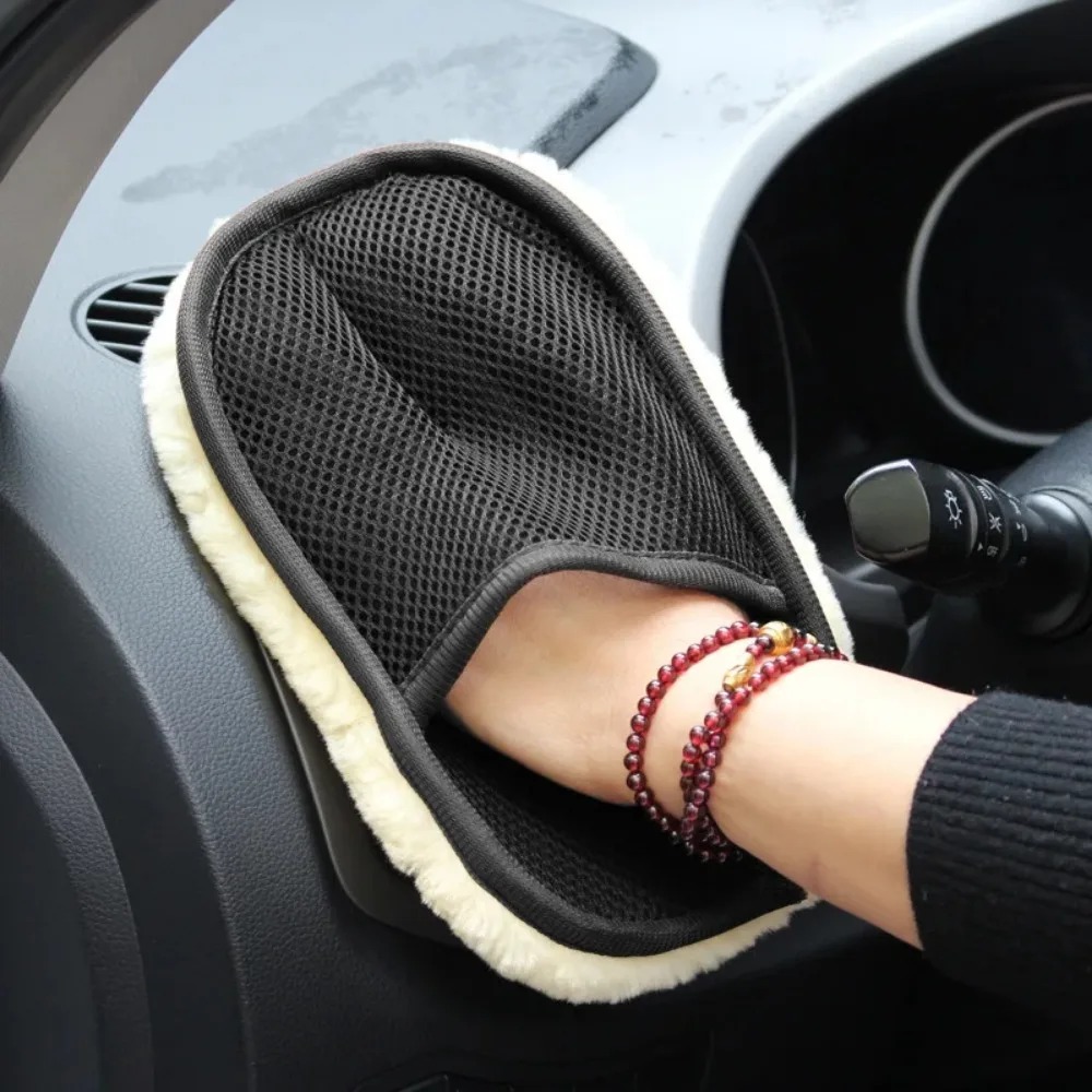 Plush Car Washing Gloves Soft  - Car Detailing Brush review and price