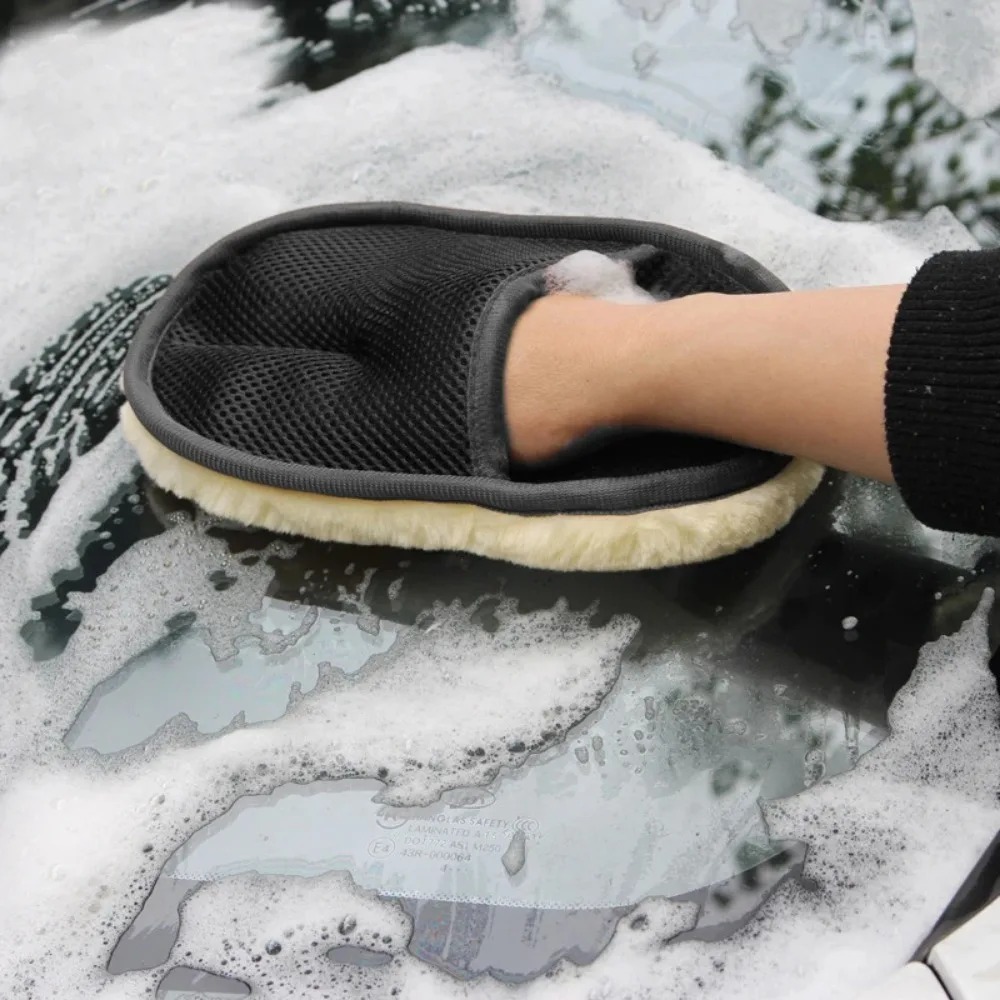 Plush Car Washing Gloves Soft  - Car Detailing Brush review and price