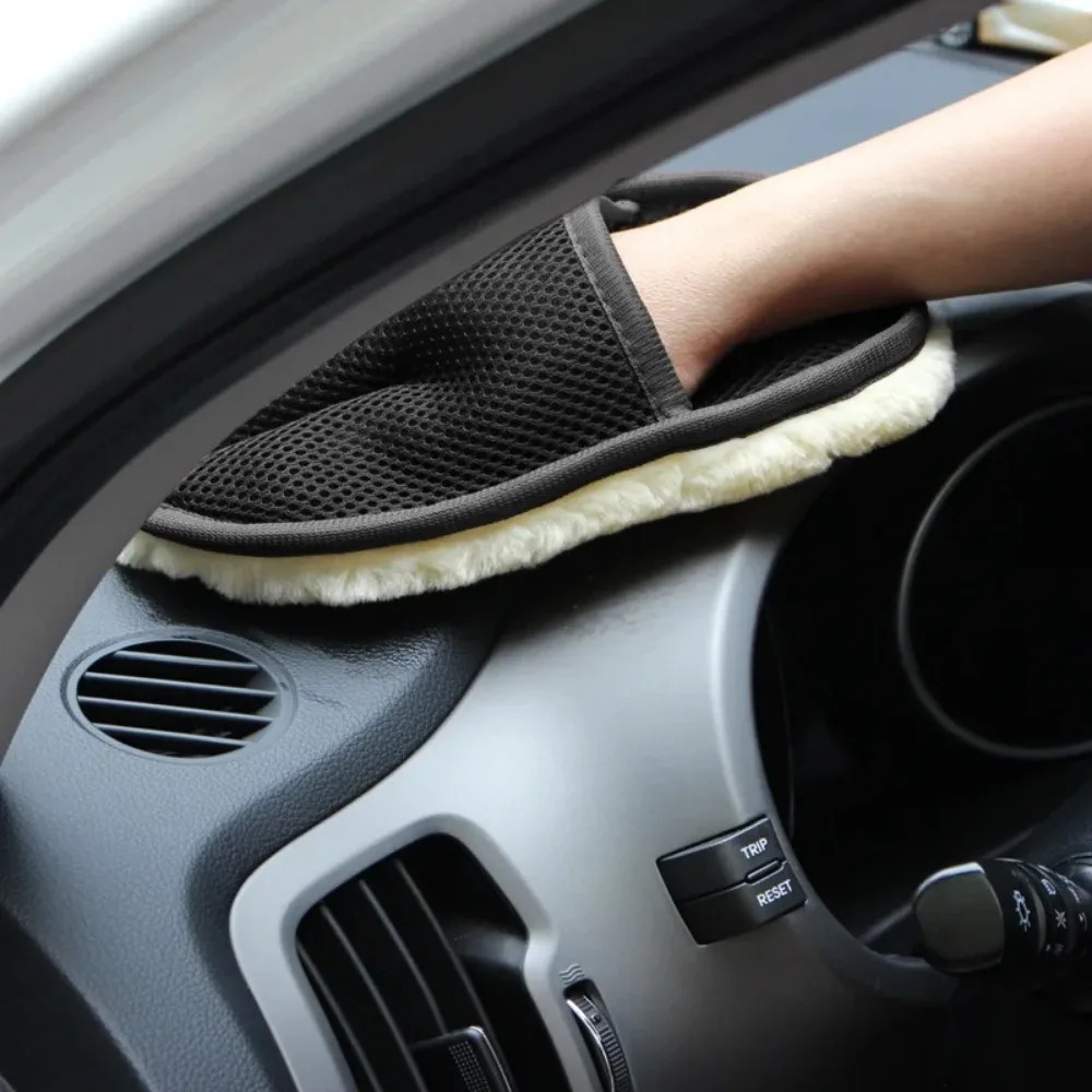 Plush Car Washing Gloves Soft  - Car Detailing Brush review and price
